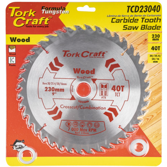 Blade Tct 230 X 40t30/1/20/16 General Purpose Combination Blade Tct 230 X 40t30/1/20/16 General Purpose Combination