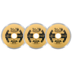 Diamond Blade 115mm Cont.rim Profesional Bulk 3 Pack Shrink