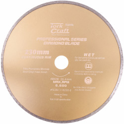 Diamond Blade 230mm X 22.22 Continues Rim
