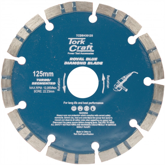 Diamond Blade 125 X 22.22mm Turbo/segm.laser Diamond Blade 125 X 22.22mm Turbo/segm.laser