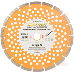 Diamond Blade Multi Purp.segm.230mm Hard & Soft Mat.