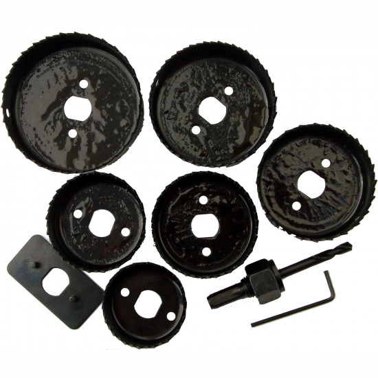 Downlighter Holesaw Set 6pce 51 60 64 72 75 86 Downlighter Holesaw Set 6pce 51 60 64 72 75 86