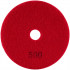 100mm Diamond Wet Polishing Pad 500 Grit Red
