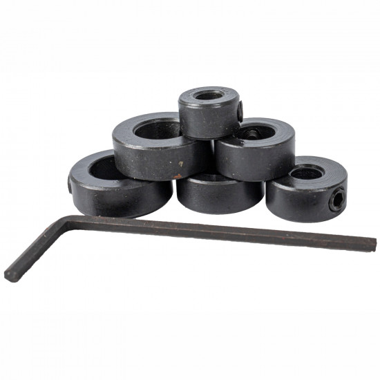 TORK CRAFT 7pc Drill Stop Set (5.6.8.10.11.12mm) C/w Allen Key TORK CRAFT 7pc Drill Stop Set (5.6.8.10.11.12mm) C/w Allen Key
