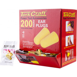 Ear Plug 200pc Bullet Shape Snr33 Yellow Per Box