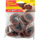 Non Woven Disc Screw Type 50mm 10pc Red Medium For Surface Cond. Kit Non Woven Disc Screw Type 50mm 10pc Red Medium For Surface Cond. Kit