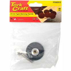 Plastic Backing Pad Screw Type With Arbor For Surface Conditioning Kit
