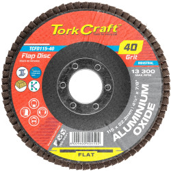 Flap S&ing Disc 115mm 40grit A/o