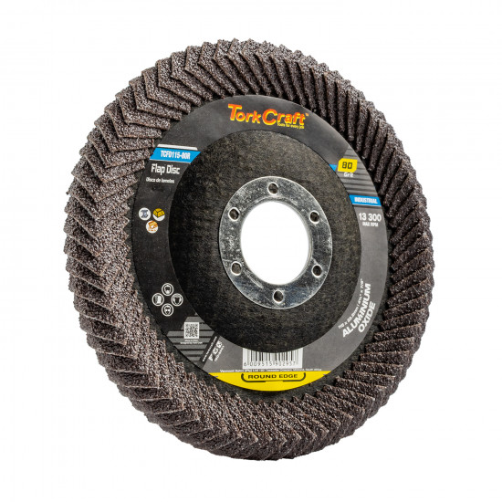 Flap Disc Round Edge A/o 115mm 80 Grit Flat Flap Disc Round Edge A/o 115mm 80 Grit Flat