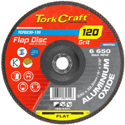 Flap S&ing Disc 230mm 120grit A/o