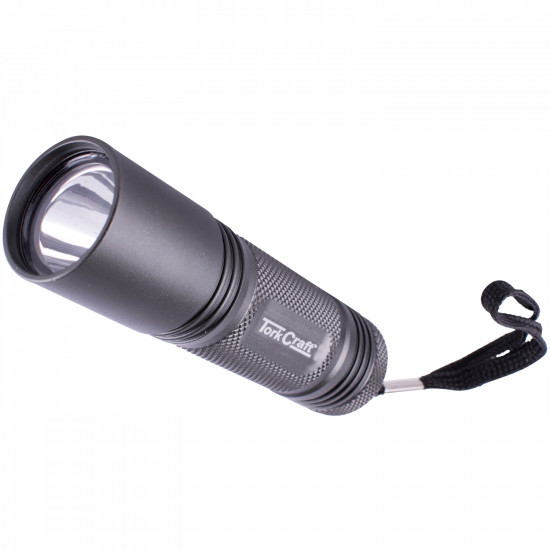Torch Led Alum. 75lm Blk Use 3 X Aaa Batteries TORK CRAFT Flash Light Torch Led Alum. 75lm Blk Use 3 X Aaa Batteries TORK CRAFT Flash Light