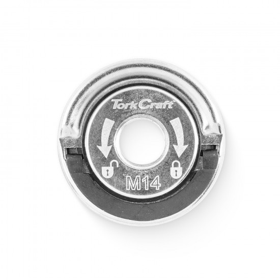 Flange Lock Nut M14 Tool Less Finger Tab Angle Grinder Flange Lock Nut M14 Tool Less Finger Tab Angle Grinder