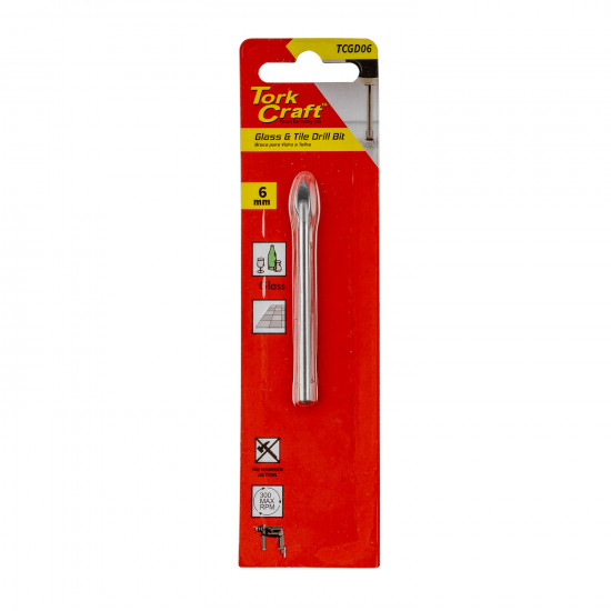 Glass & Tile Drill 6mm Glass & Tile Drill 6mm