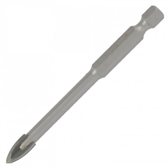 Glass & Tile Drill 10mm 4 Flute With Hex Shank Glass & Tile Drill 10mm 4 Flute With Hex Shank