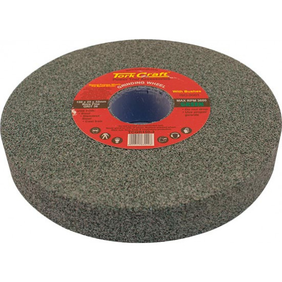 Grinding Wheel 150x25x32mm Bore Coarse 36gr W/bushes For B/g Green Grinding Wheel 150x25x32mm Bore Coarse 36gr W/bushes For B/g Green