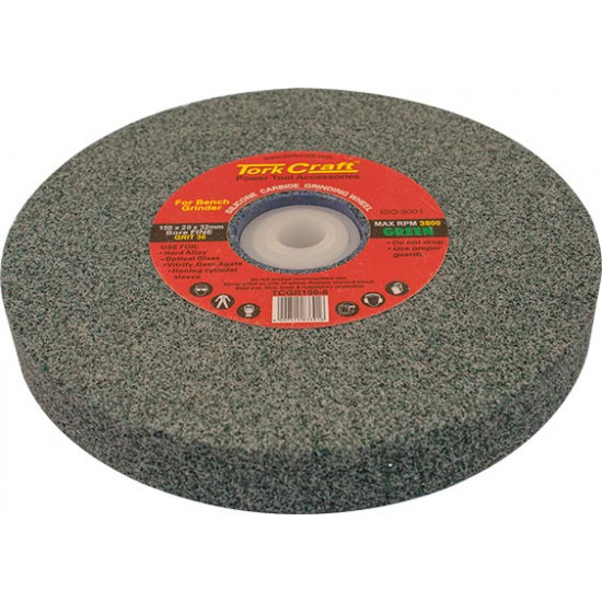Grinding Wheel 150x20x32mm Green Coarse 36gr W/bushes For Bench Grin Grinding Wheel 150x20x32mm Green Coarse 36gr W/bushes For Bench Grin