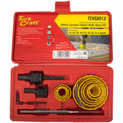 Holesaw Set 13pce In Case Carbon Steel