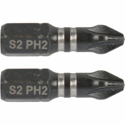 Impact Phil.2 X 25mm Ins.bit 2/card Ph2