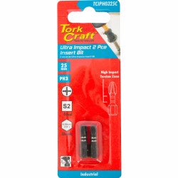Impact Phil.3 X 25mm Ins.bit 2/card Ph3