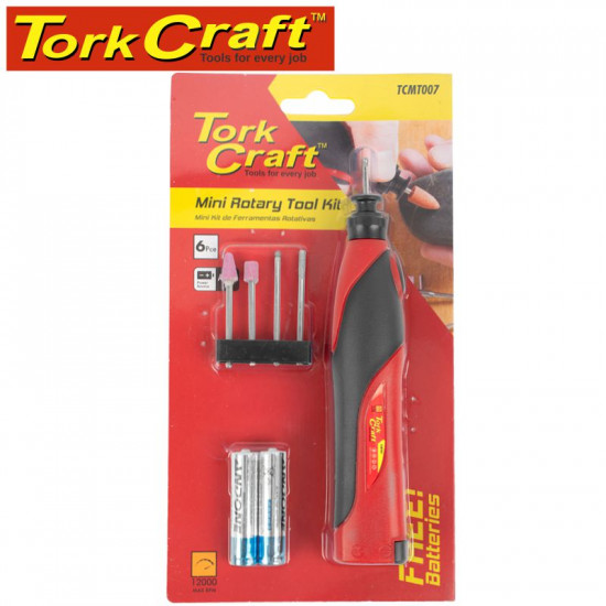 Mini Rotary Tool Kit 5pc 3v 2 X Aa Bat Incl. Mini Rotary Tool Kit 5pc 3v 2 X Aa Bat Incl.