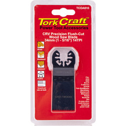 Quick Change Flush Cut Wood Saw Blade 34mm(1-5/16')14tpi Crv