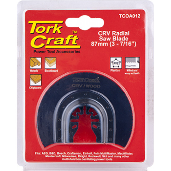 Quick Change Radial Saw Blade 87mm(3-7/16') Crv Quick Change Radial Saw Blade 87mm(3-7/16') Crv