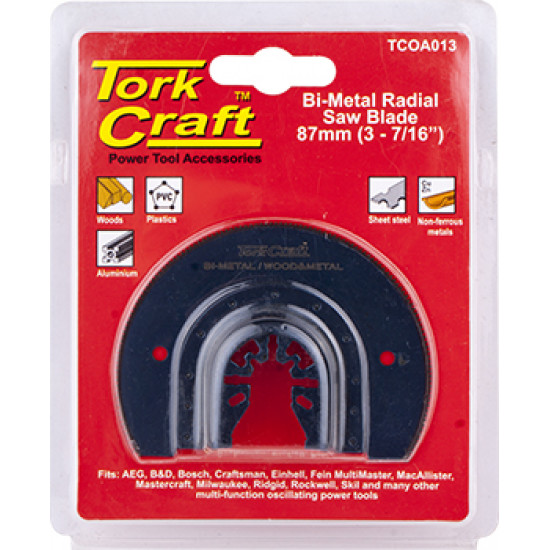 Quick Change Radial Saw Blade 87mm(3-7/16') M42 Quick Change Radial Saw Blade 87mm(3-7/16') M42
