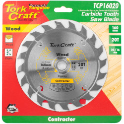 Blade Contractor 160 X 20t 20/16 Circular Saw Tct