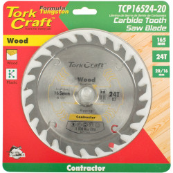 Blade Contractor 165 X 24t 20/16 Circular Saw Tct