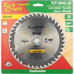 Blade Contractor 180 X 40t 30/20/16 Circular Saw Tct
