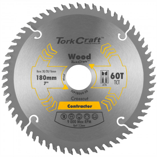 Blade Contractor 180 X 60t 30/20/16 Circular Saw Tct Blade Contractor 180 X 60t 30/20/16 Circular Saw Tct