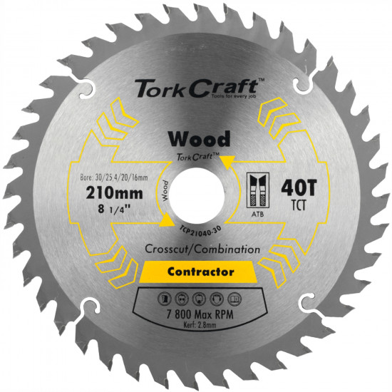 Blade Contractor 210 X 40t 30-1-20-16 Circular Saw Tct Blade Contractor 210 X 40t 30-1-20-16 Circular Saw Tct