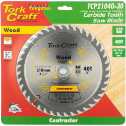 Blade Contractor 210 X 40t 30-1-20-16 Circular Saw Tct
