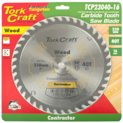 Blade Contractor 230 X40t 16mm Circular Saw Tct
