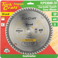 Blade Contractor 230 X 60t 16mm Circular Saw Tct