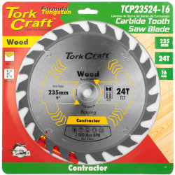 Blade Contractor 235 X 24t 16mm Circular Saw Tct