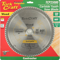 Blade Contractor 250 X 80t Atb 30/16 Circular Saw Tct