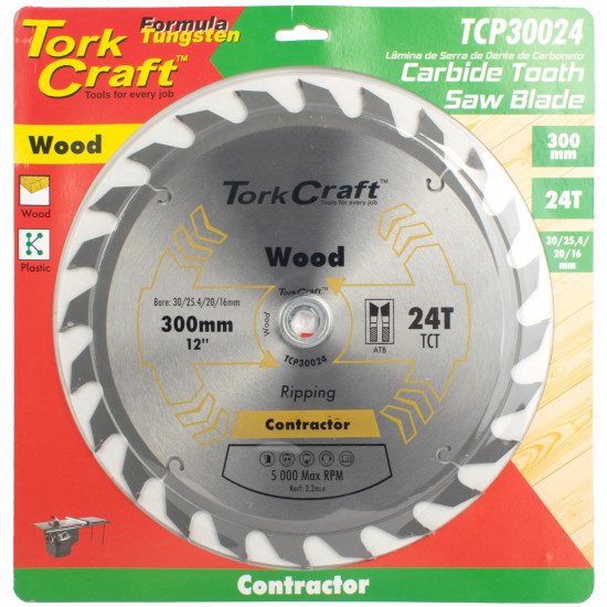 Blade Contractor 300 X 24t 30/1/20/16 Circular Saw Tct Blade Contractor 300 X 24t 30/1/20/16 Circular Saw Tct