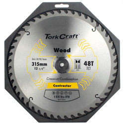 Blade Contractor 315mm X 48t 30mm Bore Circular Saw Tct