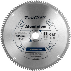 Blade Contractor Alum 315 X 96t 30/1/20/16 Aluminium Circular Saw Tct