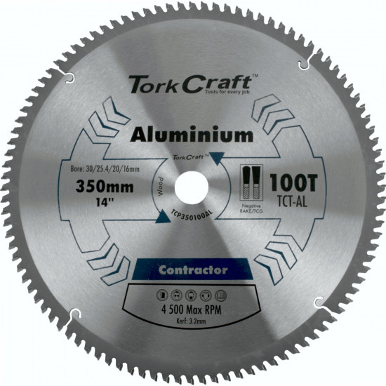 Blade Contractor Alum 350 X 100t Tcg Neg Circular Saw Tct Blade Contractor Alum 350 X 100t Tcg Neg Circular Saw Tct