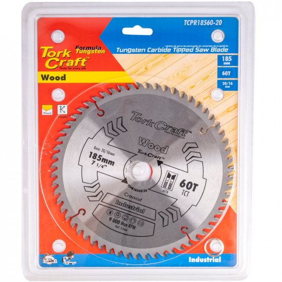Blade Tct 185 X 60t 20/16 Atb Positive Profesional Industrial Blade Tct 185 X 60t 20/16 Atb Positive Profesional Industrial