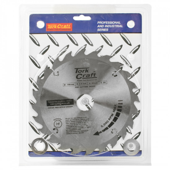 Blade Tct 190 X 24t 30/20/16 Atb Positive Profesional Industrial