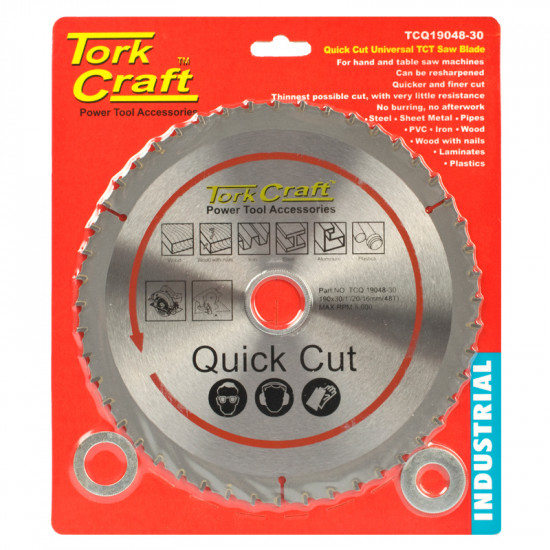 Universal Quick Cut Tct Blade 190x48t 30-20-16 Universal Quick Cut Tct Blade 190x48t 30-20-16