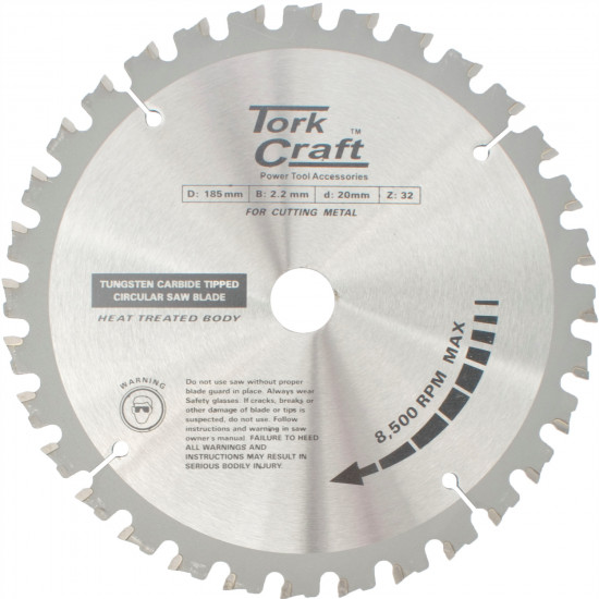 Tct Blade Steel Cutting. 185x32t 20/16 Tct Blade Steel Cutting. 185x32t 20/16