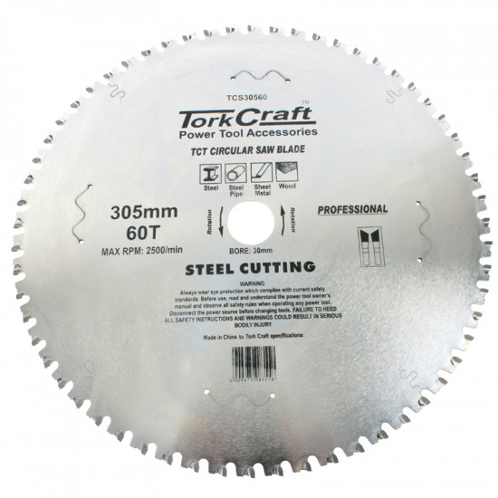 Tct Blade Steel Cutting 305x60t 30mm Tct Blade Steel Cutting 305x60t 30mm