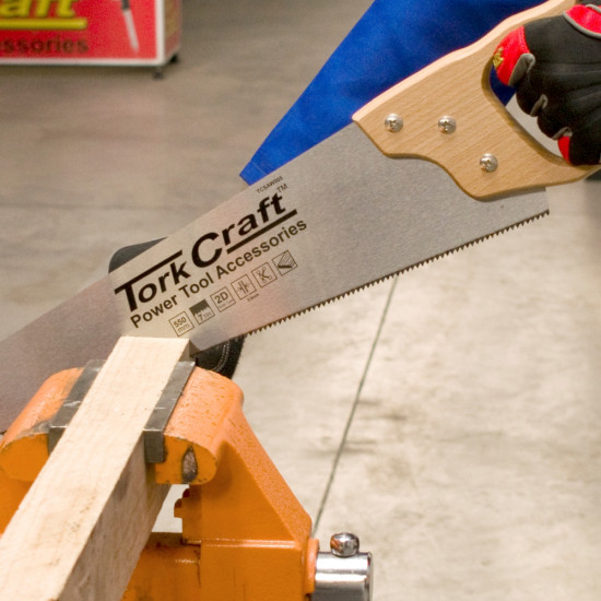 Hand Saw 550mm 7tpi 0.9mm Temp. Blade Wood Handle Hand Saw 550mm 7tpi 0.9mm Temp. Blade Wood Handle