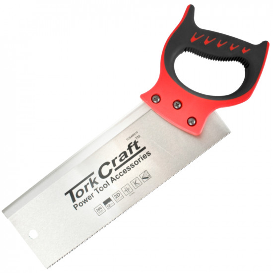 Back Saw 300mm 12tpi 0.7mm Temp. Blade Abs Handle Back Saw 300mm 12tpi 0.7mm Temp. Blade Abs Handle