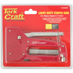 Staple Gun 21g 6 - 8mm L/duty Jt21 With 100pc 0.7mmx8mm