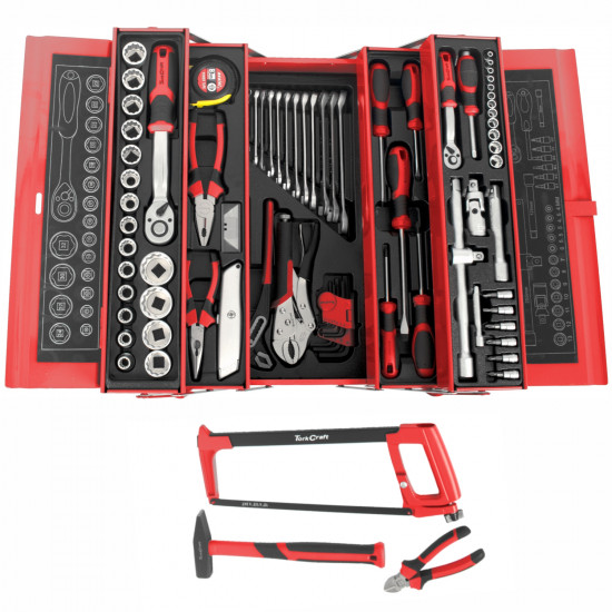 Tradesman Cantilever Tool Box 88pc 5 X Tray 468x200x203mm Tradesman Cantilever Tool Box 88pc 5 X Tray 468x200x203mm